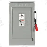 SIEMENS Safety Switch: Fusible, 60 A, Single Phase, 240V AC, Galvanized Steel, Indoor/Outdoor (MPN HF222NR). Key specifications — Brand: SIEMENS.