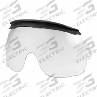 MILWAUKEE Face Shield Visor: 8 1/8 in Overall Wd, 4 3/8 in Overall Ht, Clear, Reusable, 10 PK (MPN 48-73-1454). Key specifications — Material: Polycarbonate; Brand: MILWAUKEE; Compatible Grainger Part Number: 787VC0.