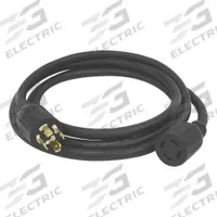 GENERAC Manual Transfer Switch Power Cord: Transfer Switch Cord, 10 ft Cord Lg, 125/250V AC, L14-30P (MPN 6327). Key specifications — Rated Voltage: 125/250V AC; Use with Inlet Box: 2NV64; Use with Transfer Switch: 3GY43; 3GY45; Wire Size: 10 AWG; Brand: GENERAC.