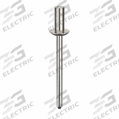 APPROVED VENDOR Blind Rivet,1 20/29" L,0.156" dia,PK500: Inch, 1 11/16 in Overall Lg, 3/8 in Body Lg - Domed-Head Blind Rivets