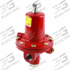 FISHER LPG Pressure Regulator: Lever-Acting Gas, 3,000,000 BtuH Gas Capacity, Aluminum, NPT x NPT (MPN 64SR-22). Key specifications — Brand: FISHER LPG; Body Material: Aluminum.