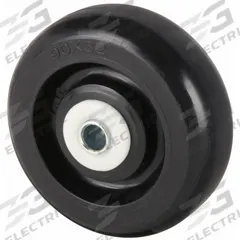 APPROVED VENDOR Caster Wheel: 3 1/2 in Wheel Dia., 1 1/4 in Wheel Wd, Polyolefin, 250 lb Load Rating (MPN P-PB-035X013/038D). Key specifications — Brand: APPROVED VENDOR.