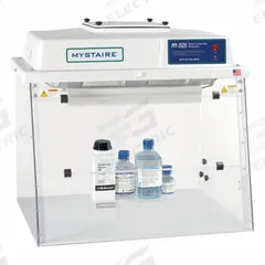 MYSTAIRE Filtered Workstation: MY-ISO, 32 in Overall Wd, 24 in Overall Dp, 30 in Overall Ht (MPN MY-VLF32). Key specifications — Assembly: Fully Assembled; Brand: MYSTAIRE; Base/Stand Included: Yes; Work Surface Included: Yes.
