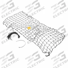 VESTIL Nylon Pallet Rack Netting: 99 in x 48 in, Nylon, Black (MPN PRN-99-4). Key specifications — Brand: VESTIL; Material: Nylon; Includes: Nylon Zip Ties; Color: Black.