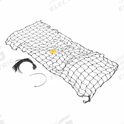 VESTIL Nylon Pallet Rack Netting: 99 in x 48 in, Nylon