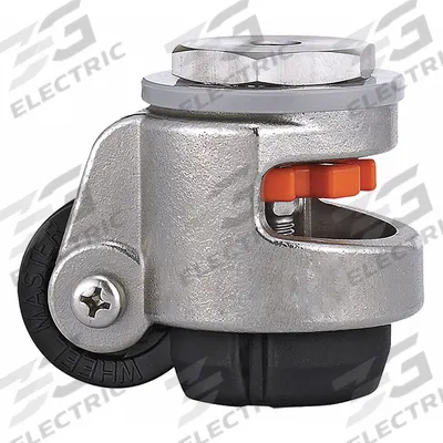 APPROVED VENDOR Stem Caster: 1 3/4 in Wheel Dia., 13/16 in Wheel Wd, Nylon - Corrosion-Resistant Leveling Threaded Stem Casters