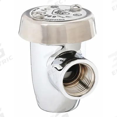 T&S BRASS Vacuum Breaker: Brass, Brass, 125 psi Max. Pressure, Vacuum Breaker - Faucet Vacuum Breaker Parts