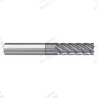 APPROVED VENDOR Corner Radius End Mill: Carbide, nACRo Coated, 6 Flute, 5/16" Mill Dia, 1-5/8" LOC (MPN 292-501153)
