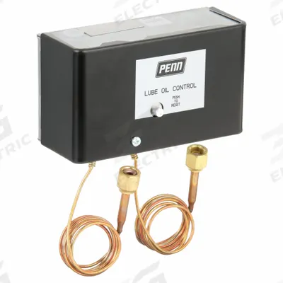 JOHNSON CONTROLS Mechanical Lube Oil Pressure Control: 9 psi, 120 sec Delay - Mechanical Lube Oil Pressure Controls