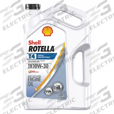 ROTELLA Engine Oil: Synthetic Blend, 1 gal Size, Bottle, 10W-30 - Diesel Engine Oil