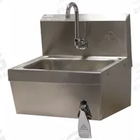APPROVED VENDOR Hand Sink: 1 Stations, 5 in Bowl Dp, 14 in Bowl Lg, 10 in Bowl Wd, Faucet Included (MPN 7-PS-62). Key specifications — Includes Side Splash: Side Splash Not Included; Brand: APPROVED VENDOR.