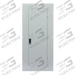 GE Panelboard Cover: 42 Spaces, 225 A Amps, 49.5 in Lg, 1, 32FV85, Flush Mounting, 30 in Wd (MPN AF49FW). Key specifications — attr196344: 1; attr196347: 32FV85.