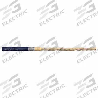 CHAINFLEX Data Cable: 20 AWG, 8 Conductors, Order by the Foot, TPR Jacket - Continuous Flexing Data Cables