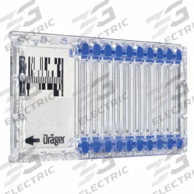 DRAEGER Detector Chip: DRAEGER CMS Analyzer, H2O, Detector Chip, Water Vapor ( H2O ) - Gas Detection Tubes For Use In DRAEGER CMS Analyzer