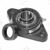 TIMKEN Flange Mount Bearing: Radial Ball, 11/16 in Bore, Cast Iron, Eccentric Collar, 3 13/16 in Lg (MPN RCJT 11/16). Key specifications — Bore Type: Cylindrical; Brand: TIMKEN; Lubricant Material: NLGI 2 Lithium Complex Grease; Mounting Bolt Size: 3/8 in; Split Housing: Not Split; System of Measurement: Inch.