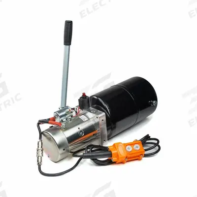 MAXIM Hydraulic Power Unit: 1.1 gpm, 3,000 psi Max. Pressure, 6 qt Reservoir Capacity - Single Acting DC Hydraulic Power Units