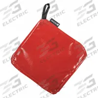 EZ-KLEEN Pot Holder: 450°F Max Temp, 8 in Overall Lg, Cotton/Polyester, Red (MPN EZKHP88)