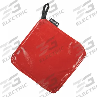 EZ-KLEEN Pot Holder: 450°F Max Temp, 8 in Overall Lg, Cotton/Polyester, Red (MPN EZKHP88) - Furnishings, Appliances and Hospitality