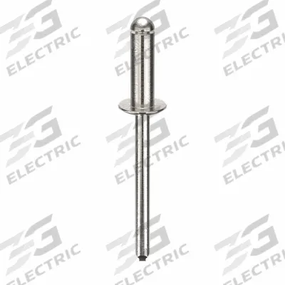 APPROVED VENDOR Blind Rivet,1 77/87" L,0.188" dia,PK250: Inch, 1 57/64 in Overall Lg, 37/64 in Body Lg - Domed-Head Blind Rivets