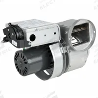 Induced Draft Blower: For Boilers/Water Heaters, For 4 in to 6 in Pipe, 158 cfm @ 0.0 in SP, 115V AC (MPN HS1). Key specifications — Manufacturer Part Number: HS1; Brand: TJERNLUND; Current: 1.26 A; Application: Boilers; Includes: UC1 Universal Control; Standards: cETL Listed; For Fuel Type: Natural Gas; Nameplate Voltage: 115V AC.