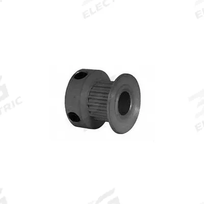 Dayton Timing Pulley: Modified Curvilinear, Fixed, For GT Timing Belt Section - GT Section Fixed-Bore Timing Pulleys with Hub