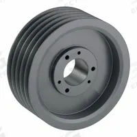 APPROVED VENDOR V-Belt Pulley: 8V1500, 5 Groove, 15 in OD, Bushed Bore, F, For 8V/8VX Belt Section (MPN 58V1500F). Key specifications — Pulley Industry Number: 8V1500; Pitch Diameter: 15 in (8V); For Belt Section (broad, with similar types): 8V or 8VX.