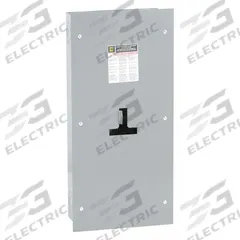 SQUARE D Circuit Breaker Enclosure: 3 Spaces, 250 A Amps, Flush Mounting, Indoor (MPN J250F). Key specifications — attr196434: Square D H and J-Frame Circuit Breakers; attr196428: Flush; attr196429: Indoor; attr211159: SQUARE D.