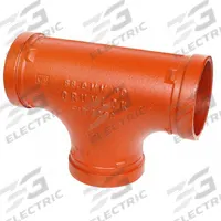 GRUVLOK Metal Pipe Tee: Tee, 2 1/2 in x 2 1/2 in, EPDM Seal, Ductile Iron, Grooved x Grooved (MPN 0390119121). Key specifications — Brand: GRUVLOK.