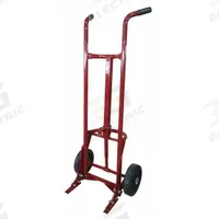 DAYTON Drum Hand Truck: For 55 gal Cntnr Cap, For Steel Container Material, 1,000 lb Load Capacity (MPN 34D646). Key specifications — Overall HxWxD: 59-1/2 in x 23-1/2 in x 18 in; Wheel Type/Material: Rubber Tread on Rubber Core; For Container Material: Steel; Brand: DAYTON.