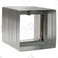 11.8"H-W 12"L Grvty Fire Dampr w/Sleeve: Static, 11 3/4 in H, 11 3/4 in W, 12 in L, Gravity (MPN 20CK16). Key specifications — Brand: DAYTON; Blade Type: Curtain; Closure Type: Gravity; Mounting Position: Horizontal.