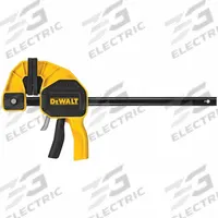 DEWALT Bar Clamp/Spreader: Full-Faced, 12 in Max Jaw Opening, 0 in to 12 in, 3 3/4 in Throat Dp (MPN DWHT83185). Key specifications — attr663922: DEWALT.