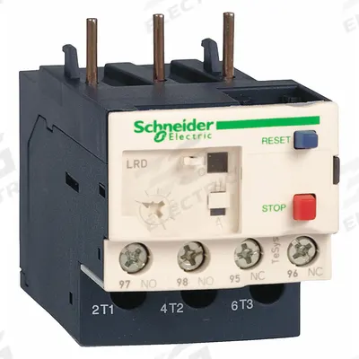SCHNEIDER Overload Relay: Thermal Protection, 3 Poles, 1NO/1NC - IEC Thermal Overload Relays