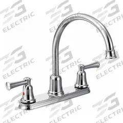 CFG Gooseneck Kitchen Faucet: Capstone, Brass, Widespread, Deck, 3 Mounting Holes, 1.5 gpm Flow Rate (MPN CA41611). Key specifications — Series: Capstone; Brand: CFG.