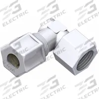 JACO Female Elbow Compression Connector: 5/16 in OD x 1/4 in Pipe Size, Compression x FNPT, 5 PK (MPN 45-5-4-N-O). Key specifications — Brand: JACO.