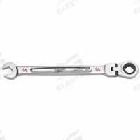 MILWAUKEE Combination Wrench: Chrome Vanadium Steel, Chrome, 3/8 in Head Size, 7/8 in Overall Lg (MPN 45-96-9812). Key specifications — attr309600: 3/8 in; attr309611: Chrome; attr309610: Chrome Vanadium Steel; attr309604: No; attr309612: No; attr309613: No; attr309615: Yes; attr324932: MILWAUKEE.