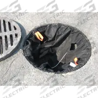 ENPAC Catch Basin Insert: Debris/Sediment/Trash, Sediment Capacity: 125 lb, 29 in dia x 21 in H (MPN 4340). Key specifications — Substances Filtered: Debris; Brand: ENPAC.