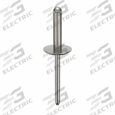 APPROVED VENDOR Blind Rivet,2 1/6" L,0.188" dia,PK250: Inch, 2 11/64 in Overall Lg, 53/64 in Body Lg - Large Flange Blind Rivets