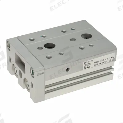 SMC Air Slide Table: 50 mm Stroke Lg, 16 mm Bore Dia, Mfr Part # MXS16-50, MXS Series - Pneumatic Slide Tables