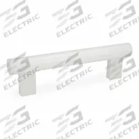 JW WINCO Pull Handle: Threaded Holes, Rear-Mount, 19.69 in Mounting Hole Center to Center, White (MPN 666-30-M8-500-WS). Key specifications — Screw Size: M8; Brand: JW WINCO; Color: White; _Leg Style: White Polyamide.