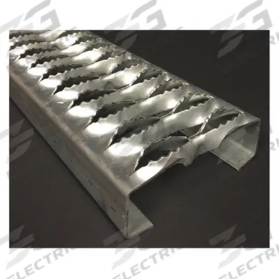 APPROVED VENDOR Ladder Tread Channel: Channel, Serrated - Stair Treads & Channels