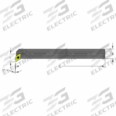 ULTRA-DEX USA Indexable Boring Bar: S06K SDUCR2 (MPN 957-000-254) - Indexable Boring Bars