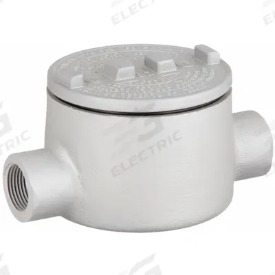 APPLETON ELECTRIC Conduit Outlet Body: Aluminum, GR, 3/4 in Trade Size, C Body - C Round Body - Straight Type