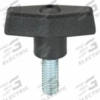 INNOVATIVE COMPONENTS Hand Knob: T, Plastic w/ Steel Thread, 3/8"-16 Thread, 1 in Thread Lg (MPN GN6C1000T5---21). Key specifications — Brand: INNOVATIVE COMPONENTS.