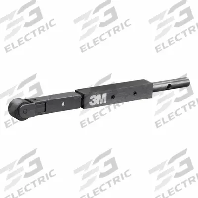 3M ABRASIVES Contact Arm: 1/2 in Belt Wd, 18 in Belt Lg, 3M Series, 1/2 in Wheel Dia - Belt Sander Contact Arms