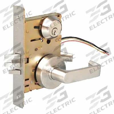 TOWNSTEEL Door Lockset: Storeroom Lever Locksets, Chrome, ADA Compliant - Electric Lever Locksets