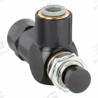 PNEUMADYNE INC Manual Air Control Valve: Three-Way / Two-Position, 1/4 in Push-On, Button, Closed (MPN A11-30-66). Key specifications — attr1092139: Brass; attr1092167: Spring Return; attr1092143: Closed; attr1092176: Normally Closed.