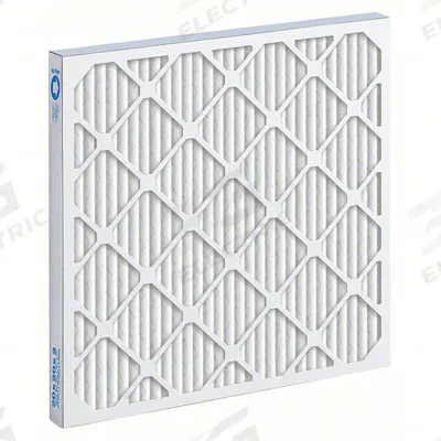 GRAINGER Pleated Air Filter: 18 in x 24 in x 2 in, MERV 9 - MERV 9 Pleated Air Filters
