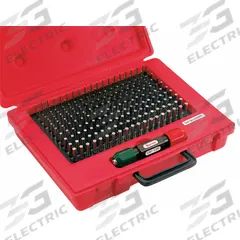 STARRETT Pin Gauge Set: Go (Plus), 0.751 in to 0.832 in, 0.001 in Dia Increment, ZZ Tolerance Class (MPN S4010-832). Key specifications — attr1182482: ZZ; attr1182483: +/-0.00020 in; attr1182499: STARRETT.