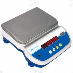 ADAM EQUIPMENT Food Scale: 7 1/8 in Weighing Surface Dp, 9 5/8 in Weighing Surface Wd, LCD, ABW8. Key specifications — Readability: 0.002 lb/1g; Brand: ADAM EQUIPMENT.