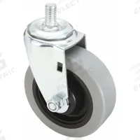 APPROVED VENDOR Stem Caster: Swivel, 4 in Wheel Dia., 1 1/4 in Wheel Wd, Polyurethane, Light Duty (MPN 32J885). Key specifications — Brand: APPROVED VENDOR; Thread Size: 1/2"-13; Roll Up: Swivel.